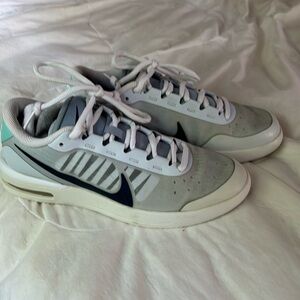 Nike Court Air Max Vapor Wing Womens Sz 8.5 Shoes Sneakers Light Blue CI9838-010